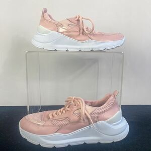 Date Pink Mesh Sneakers